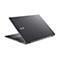 Dunkelgrauer Acer Chromebook Plus Laptop, halb geöffnet, von hinten rechts gesehen.