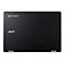 Schwarzes Acer Chromebook, geschlossen. Logo und Schriftzug Chromebook und Acer deutlich sichtbar.