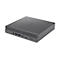 Ein grauer Acer Chromebox Mini-PC. Front mit USB-Ports, Klinke und Knopf. Acer Logo auf der Oberseite.