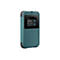 Blauer Acer 5G-Mobilrouter mit Display, das Datenverbrauch und Netzwerkstatus anzeigt.