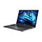 Ein silberner Laptop steht diagonal, der Bildschirm zeigt blaues Muster. Acer Logo.