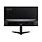 Rückseite eines schwarzen Acer-Monitors mit Standfuß und sichtbaren Anschlüssen.