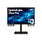 Schwarzer 27-Zoll Acer SpatialLabs View Pro Monitor auf Standfuß mit 3D-Schriftzug und blauem Displayhintergrund.