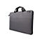 Dunkelgraue Acer Laptop-Tasche mit Tragegriff vor weißem Hintergrund.