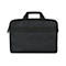 Schwarze Laptoptasche mit Griff und ReiÃŸverschluss, vor weiÃŸem Hintergrund.