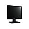 Schwarzer Acer V196L Monitor vor weißem Hintergrund.