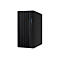 Schwarzer PC-Tower mit Acer-Logo und verschiedenen Anschlüssen an der Vorderseite.