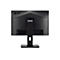 Rückseite eines schwarzen Acer-Monitors mit Standfuß vor weißem Hintergrund.