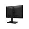 Rückseite eines schwarzen Acer-Monitors mit Standfuß auf weißem Hintergrund.