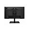 Rückansicht eines schwarzen Acer Monitors mit Standfuß vor weißem Hintergrund.