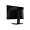 Rückseite eines schwarzen Acer-Monitors mit Standfuß vor weißem Hintergrund.
