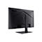 Rückseite eines schwarzen Acer-Monitors mit Standfuß vor weißem Hintergrund.