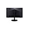 Rückseite eines schwarzen Acer-Monitors mit Standfuß vor weißem Hintergrund.