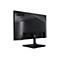 Rückseite eines schwarzen Acer-Monitors mit Standfuß vor weißem Hintergrund.