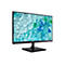 Acer Monitor mit schwarzem Rahmen auf einem Standfuß vor weißem Hintergrund.