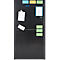 Achterwandelement voor ORDO Business - stalen - magnetisch - B 950 x H 1000 mm - gitzwart mat RAL 9005