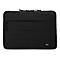 Schwarze Laptoptasche mit Reißverschluss und ACT-Logo auf neutralem Hintergrund.