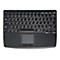 Active Key AK-4450-GFU - Tastatur - kabellos - 2.4 GHz - Deutsch - Schwarz