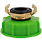 Adaptateur IBC 2' sur 0,75', filetage large sur filetage fin, raccord rapide, Ø 55-62 mm