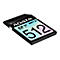 Schwarze SD-Karte mit ADATA-Logo und '512' in Großbuchstaben. 'SD7.0' und 'XC I' sind auch sichtbar.