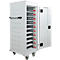 ADB laptop trolley, 10 vakken, voeding, cilinderslot, B 530 x D 500 x H 1250 mm, lichtgrijs RAL 7035