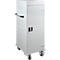 ADB laptop trolley, 10 vakken, voeding, cilinderslot, B 530 x D 500 x H 1250 mm, lichtgrijs RAL 7035
