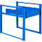 ADB Rayonnage pour fûts, pour fûts de 30 et 60 litres, H 580 x L 465 x P 640 mm, bleu clair RAL 5012