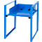 ADB Rayonnage pour fûts, pour fûts de 30 et 60 litres, H 580 x L 465 x P 640 mm, bleu clair RAL 5012