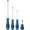 ADB schroevendraaierset, 9-delig, sleuf en kruiskop, incl. schuimrubberen inzet, L 400 x B 190 x H 35 mm