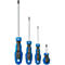 ADB schroevendraaierset, 9-delig, sleuf en kruiskop, incl. schuimrubberen inzet, L 400 x B 190 x H 35 mm