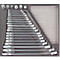 ADB steeksleutelset, 25-delig, SW 6-32 mm, chroom vanadium, incl. schuimrubberen inzet, L 400 x B 380 x H 35 mm