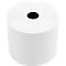 A white paper roll set, cylindrical with a black hole in the center.