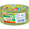 Roll of green packing tape with text. It says 'tesa PACK' and 'ECO & STRONG'.