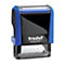 Adress-Stempel trodat® Printy 4911, Gehäusefarbe blau & Stempelabdruckfarbe schwarz