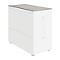 Afdekplaat SOLUS PLAY, voor ladeblok met uittreklade SOLUS PLAY, B 800 x D 400 mm, ceramic grey