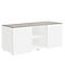 Afdekplaat SOLUS PLAY, voor multiladeblok SOLUS PLAY, B 1350 x D 523 mm, ceramic grey