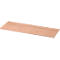 Afdekplaat TOPAS LINE, voor archiefrekken en kasten, B 1205 mm, notenhoutpatroon