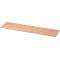 Afdekplaat TOPAS LINE, voor archiefrekken en kasten, B 1605 mm, notenhoutpatroon