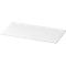Afdekplaat TOPAS LINE, voor archiefrekken en kasten, B 805 mm, wit