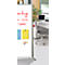Afsluitzuil voor scheidingswand Metropol, H 1750 mm