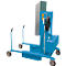 Afval container station kiepstation MKS-F, electrohydraulisch 230 V, blauw RAL 5012