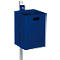 Afvalbak, blauw (RAL 5013)