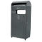Afvalbak-combinatie met asbak, Asbak 4,7 liter, Afvalbak 48 liter,
