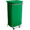 Afvalbak Conticolor, met pedaal, inhoud 110 liter, groen
