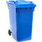 Afvalbak GMT, 360 l, verrijdbaar, blauw
