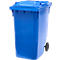 Afvalbak GMT, 360 l, verrijdbaar, blauw