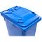 Afvalbak GMT, 360 l, verrijdbaar, blauw