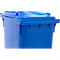 Afvalbak GMT, 360 l, verrijdbaar, blauw