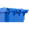 Afvalbak GMT, 360 l, verrijdbaar, blauw
