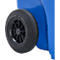 Afvalbak GMT, 360 l, verrijdbaar, blauw